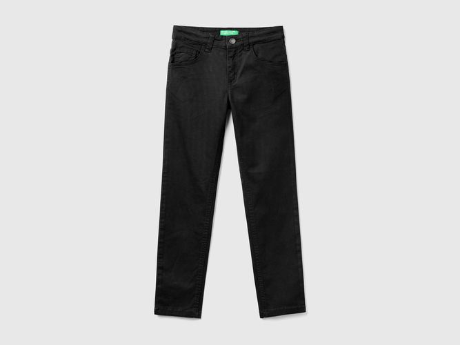 Benetton, Pantalon Slim À Cinq Poches, taille 2XL, Noir, Enfants - United Colors of Benetton - Modalova