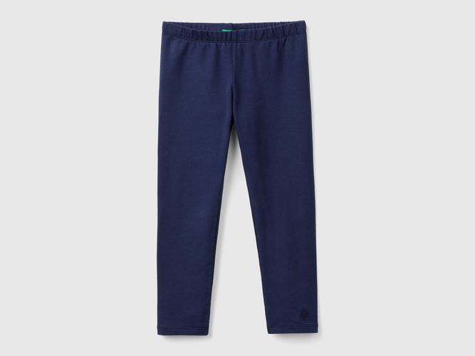 Benetton, Legging En Coton Stretch, taille 12-18, Bleu Foncé, Enfants - United Colors of Benetton - Modalova