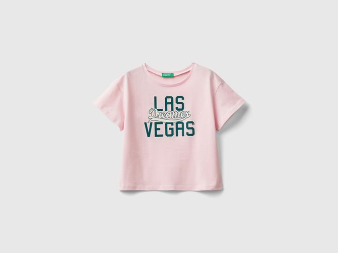 Benetton, T-shirt Style Universitaire, taille 2XL, Rose, Enfants - United Colors of Benetton - Modalova