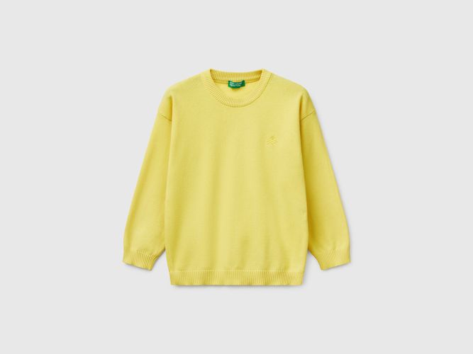 Benetton, Pull En Pur Coton Avec Logo, taille 12-18, , Enfants - United Colors of Benetton - Modalova