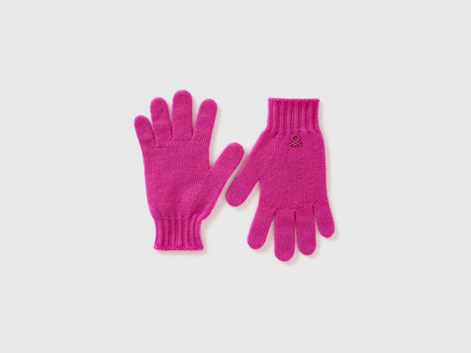 Benetton, Gants En Laine Mélangée, taille XL-3XL, , Enfants - United Colors of Benetton - Modalova