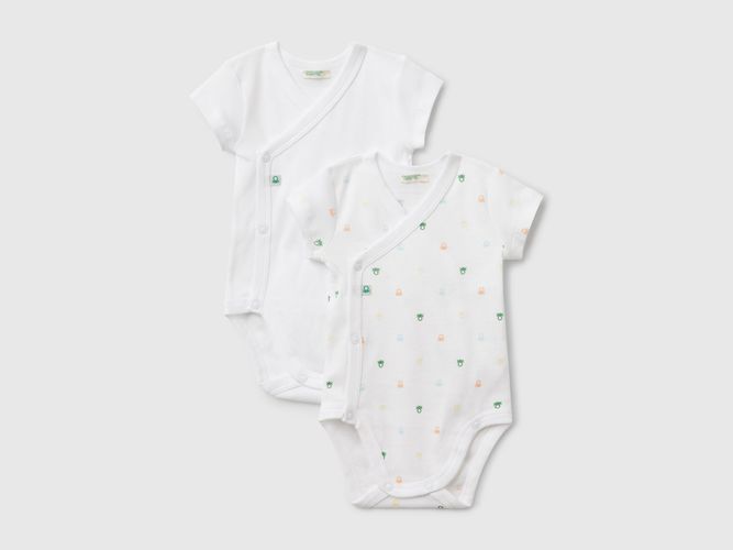 Benetton, Deux Bodys En Coton, taille 3-6, Multicolore, Enfants - United Colors of Benetton - Modalova