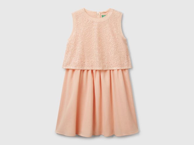 Benetton, Robe À Paillettes, taille 2XL, Rose Pâle, Enfants - United Colors of Benetton - Modalova