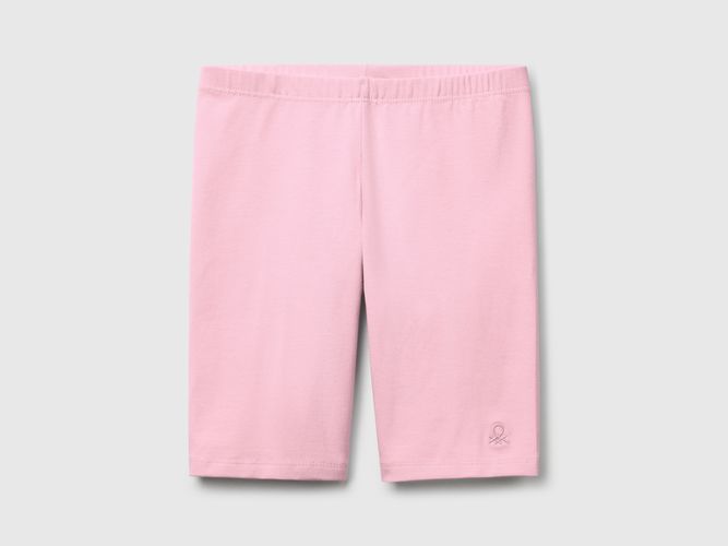 Benetton, Legging Court En Coton Stretch, taille 2XL, Rose, Enfants - United Colors of Benetton - Modalova