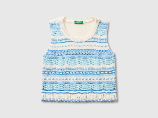 Benetton, Haut Tricoté, taille 18-24, Vanille, Enfants - United Colors of Benetton - Modalova