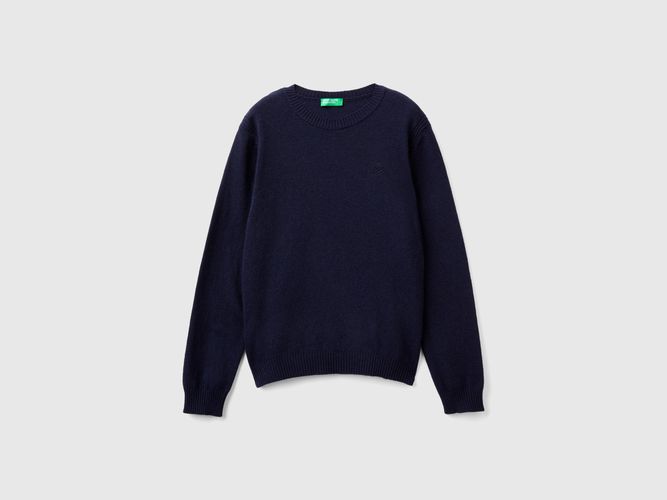 Benetton, Pull En Mélange De Laine Et De Cachemire, taille 2XL, Bleu Foncé, Enfants - United Colors of Benetton - Modalova