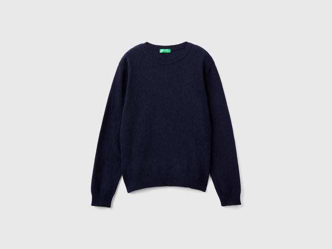 Benetton, Pull En Mélange De Laine Et De Cachemire, taille 3XL, Bleu Foncé, Enfants - United Colors of Benetton - Modalova