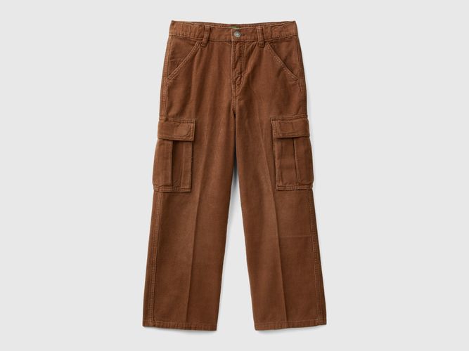 Benetton, Pantalon Cargo En Velours, taille 3XL, Marron, Enfants - United Colors of Benetton - Modalova