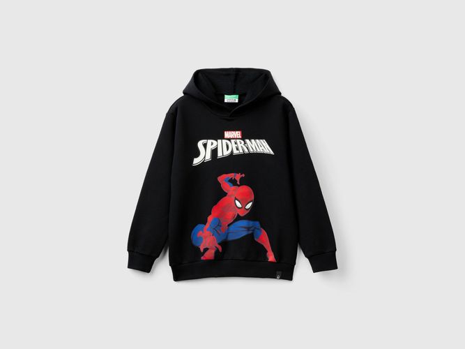 Benetton, Sweat-shirt Noir À Capuche marvel Spiderman, taille 2XL, Noir, Enfants - United Colors of Benetton - Modalova