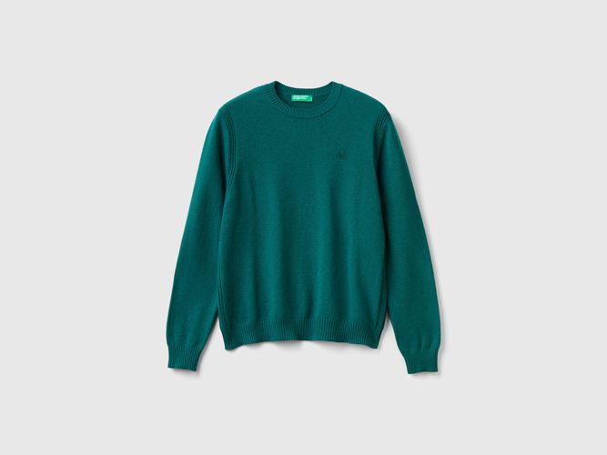 Benetton, Pull En Mélange De Laine Et De Cachemire, taille 2XL, Vert Foncé, Enfants - United Colors of Benetton - Modalova