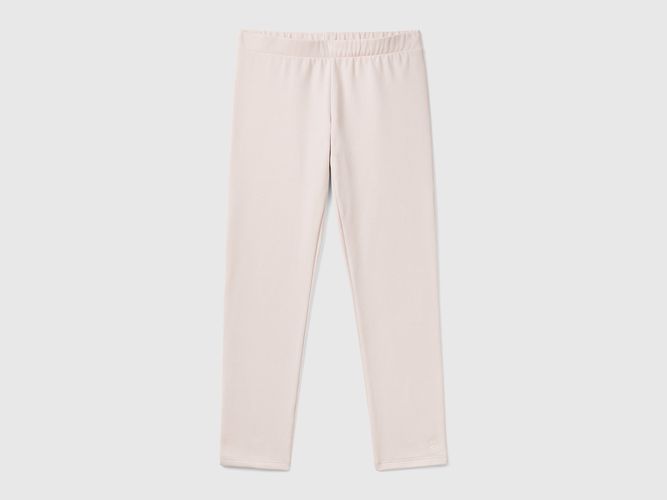 Benetton, Legging Chaud En Molleton, taille 2XL, Rose Pâle, Enfants - United Colors of Benetton - Modalova