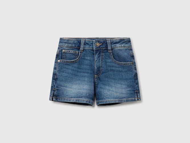 Benetton, Pantalon Court En Jean, taille 2XL, Bleu, Enfants - United Colors of Benetton - Modalova