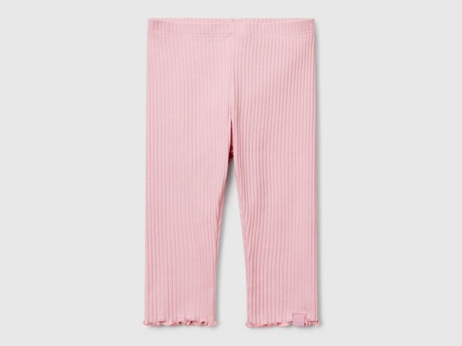 Benetton, Legging En Coton Extensible, taille 12-18, Rose, Enfants - United Colors of Benetton - Modalova