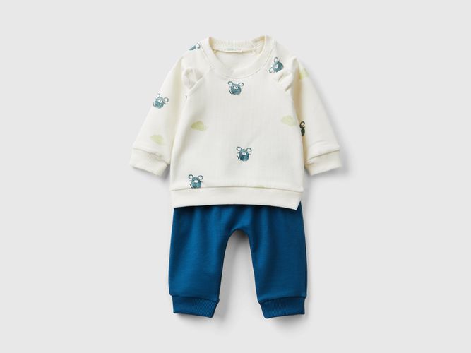 Benetton, Ensemble En Molleton Stretch, taille 0-1, Multicolore, Enfants - United Colors of Benetton - Modalova