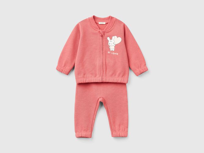 Benetton, Ensemble En Molleton De Coton Bio, taille 0-1, , Enfants - United Colors of Benetton - Modalova