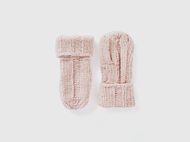 Benetton, Gants En Chenille, taille 1-3, Rose Pâle, Enfants - United Colors of Benetton - Modalova