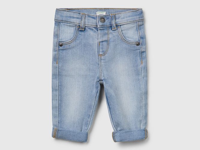 Benetton, Jean Extensible, taille 3-6, Bleu Clair, Enfants - United Colors of Benetton - Modalova
