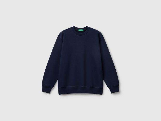 Benetton, Sweat-shirt 100% Coton Avec Imprimé, taille 2XL, Bleu Foncé, Enfants - United Colors of Benetton - Modalova