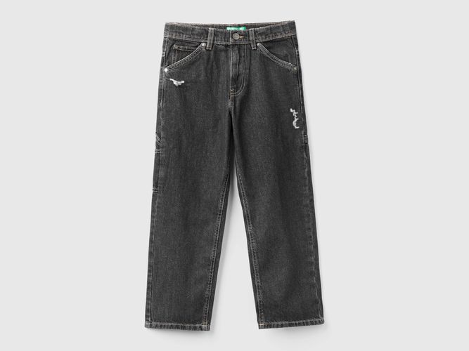 Benetton, Jeans Style Workwear, taille 2XL, Noir, Enfants - United Colors of Benetton - Modalova