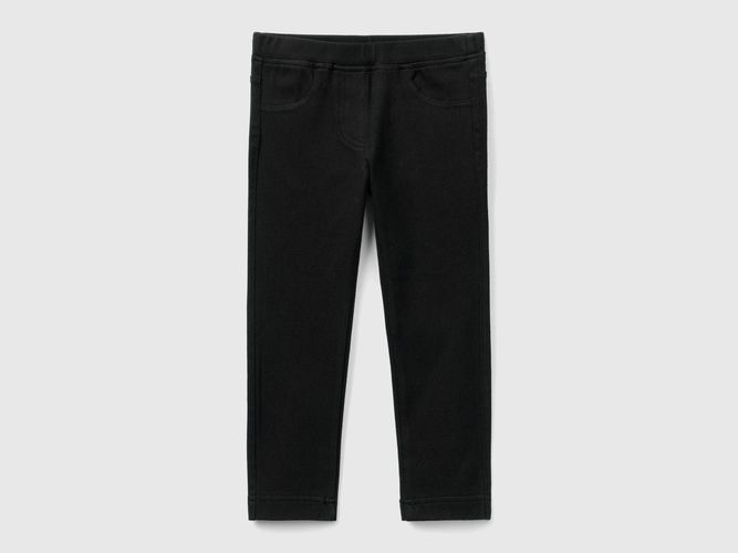 Benetton, Pantalon En Molleton Super Stretch, taille 12-18, Noir, Enfants - United Colors of Benetton - Modalova