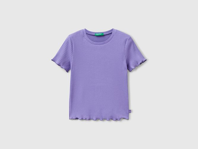 Benetton, T-shirt À Manches Courtes, taille M, Bleu Pervenche, Enfants - United Colors of Benetton - Modalova