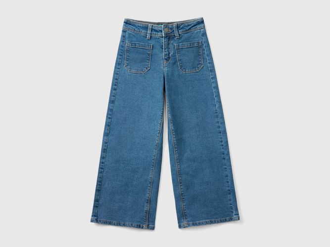 Benetton, Jeans In Misto Cotone Riciclato, taglia 2XL, Blu, Bambini - United Colors of Benetton - Modalova