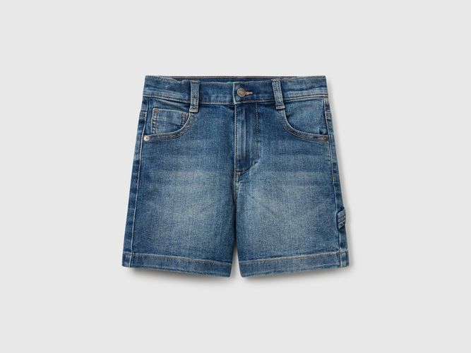 Benetton, Bermuda En Jean, taille 12-18, Bleu, Enfants - United Colors of Benetton - Modalova