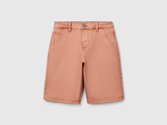 Benetton, Bermuda Coupe Classique Effet Denim, taille 2XL, , Enfants - United Colors of Benetton - Modalova