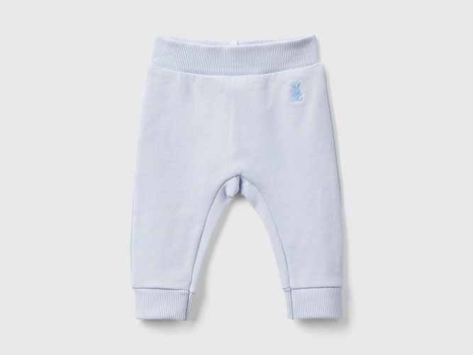 Benetton, Pantalon En Molleton De Coton Bio, taille 0-1, Bleu Ciel, Enfants - United Colors of Benetton - Modalova