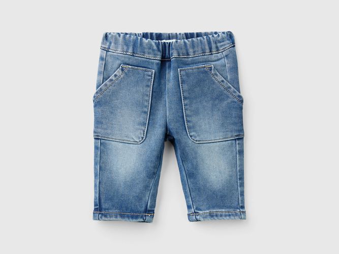 Benetton, Jeans Thermique À Poches, taille 1-3, Bleu, Enfants - United Colors of Benetton - Modalova