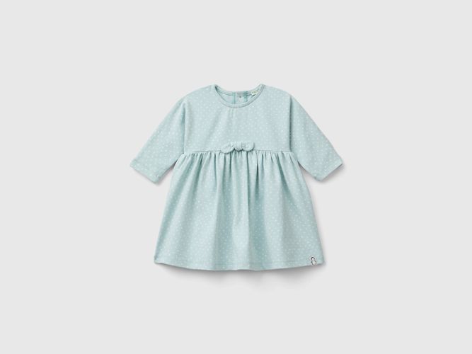 Benetton, Robe À Motif Et Pampille, taille 0-1, Bleu Vert, Enfants - United Colors of Benetton - Modalova