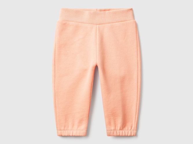 Benetton, Pantalon En Molleton De Coton, taille 1-3, Rose Pêche, Enfants - United Colors of Benetton - Modalova
