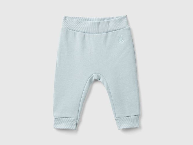 Benetton, Pantalon En Molleton De Coton Bio, taille 0-1, Bleu Vert, Enfants - United Colors of Benetton - Modalova