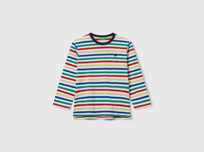 Benetton, T-shirt Rayé À Manches Longues, taille 12-18, Multicolore, Enfants - United Colors of Benetton - Modalova