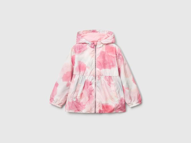 Benetton, Veste En Nylon À Motifs, taille 12-18, Rose Pastel, Enfants - United Colors of Benetton - Modalova