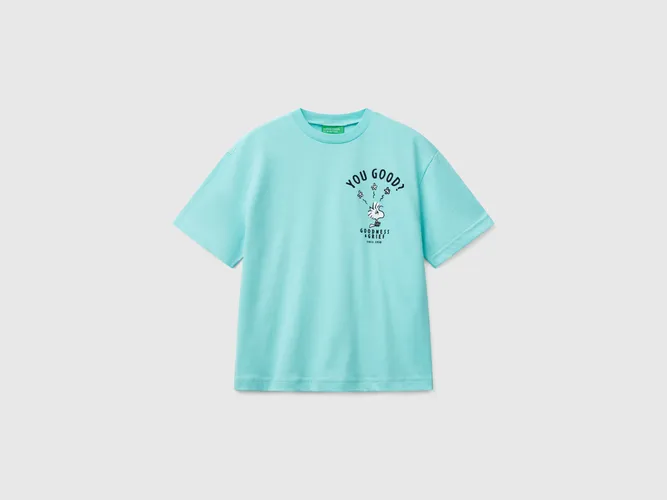 Benetton, T-shirt À Manches Courtes Snoopy peanuts, taille 2XL, , Enfants - United Colors of Benetton - Modalova