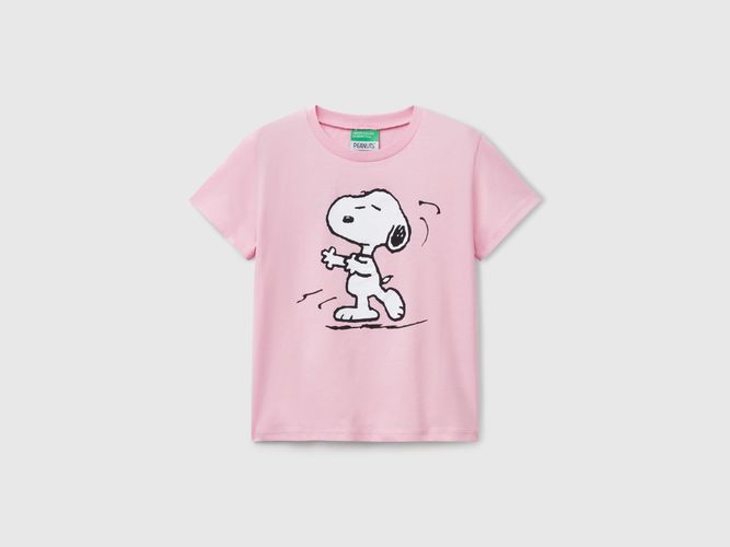 Benetton, T-shirt Snoopy peanuts, taille M, Rose, Enfants - United Colors of Benetton - Modalova