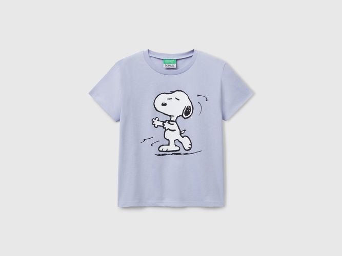 Benetton, T-shirt Snoopy peanuts, taille L, Bleu Pervenche, Enfants - United Colors of Benetton - Modalova