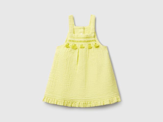 Benetton, Jupe Salopette À Pompons, taille 3-6, , Enfants - United Colors of Benetton - Modalova