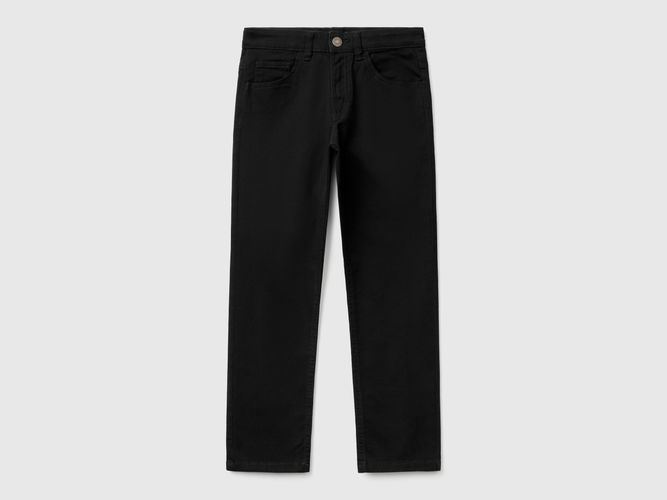 Benetton, Pantalon Slim Cinq Poches, taille 2XL, Noir, Enfants - United Colors of Benetton - Modalova