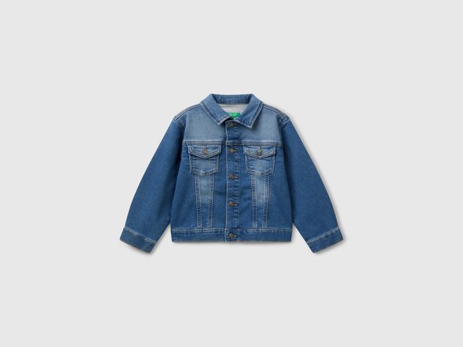 Benetton, Veste En Jean, taille 12-18, Bleu, Enfants - United Colors of Benetton - Modalova