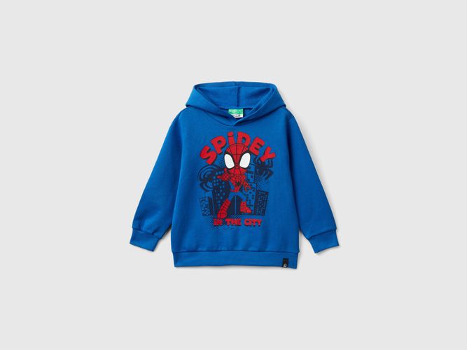 Benetton, Sweat-shirt Rouge À Capuche marvel Spiderman, taille 12-18, Bleu, Enfants - United Colors of Benetton - Modalova