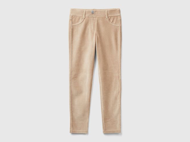 Benetton, Pantalon Super Skinny En Chenille, taille 2XL, , Enfants - United Colors of Benetton - Modalova