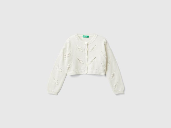 Benetton, Gilet Regular Travaillé, taille 12-18, Crème, Enfants - United Colors of Benetton - Modalova