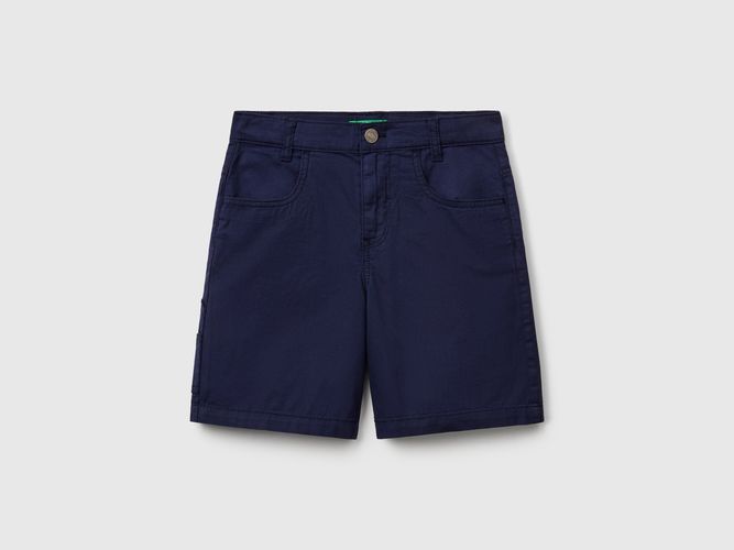 Benetton, Bermuda Léger, taille 2XL, Bleu Foncé, Enfants - United Colors of Benetton - Modalova