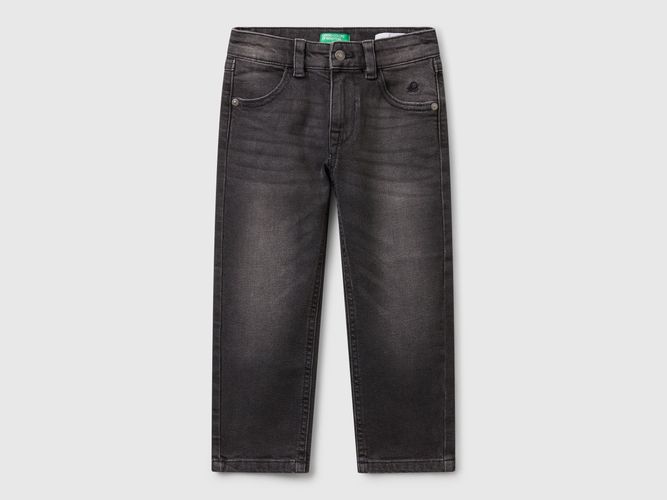 Benetton, Jean Slim Stretch, taille 12-18, Noir, Enfants - United Colors of Benetton - Modalova