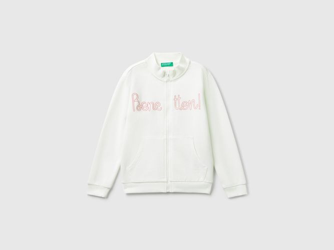 Benetton, Sweat-shirt À Imprimé Pailleté, taille 12-18, Crème, Enfants - United Colors of Benetton - Modalova