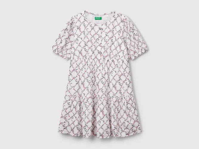 Benetton, Robe Fluide À Fleurs, taille 2XL, Blanc, Enfants - United Colors of Benetton - Modalova