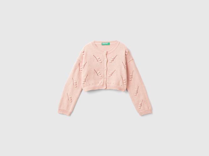 Benetton, Gilet Regular Travaillé, taille 12-18, Rose Pâle, Enfants - United Colors of Benetton - Modalova