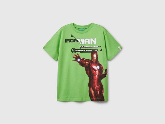 Benetton, T-shirt marvel Iron Man, taille 2XL, Vert, Enfants - United Colors of Benetton - Modalova